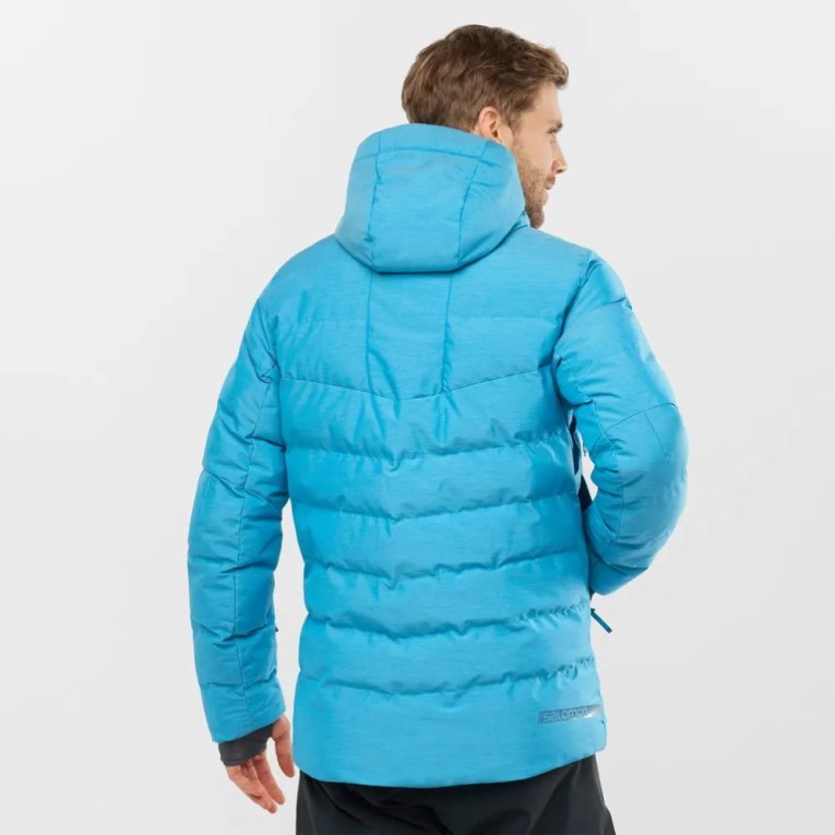 Turquoise Salomon Snowshelter Insulated Men's Ski Jackets | IE GJ3607